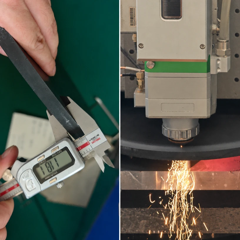 Thick Silicon Nitride Ceramic Laser Cutting Machine Sample Thick Silicon Nitride Ceramic Laser Cutting Machine Sample